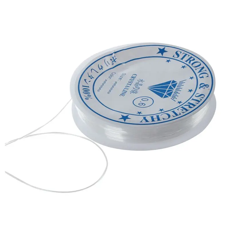 Прозрачная растягивающаяся бисероплетенная тонкая струнная Хрустальная нить в