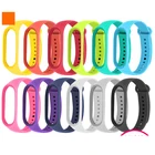 Браслет для xiaomi Mi Band 5 4 3 ремешок спортивные часы ремешок замена силиконовый ремешок аксессуары для pulseira mi band 5 4 3