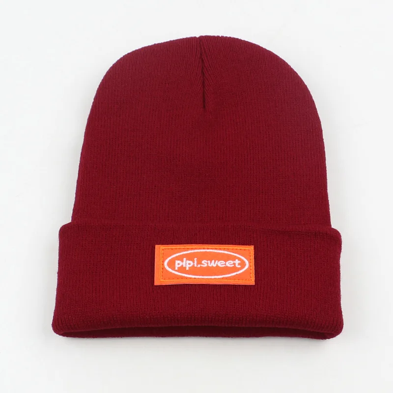 

2020 Winter New Unisex Tide Brand All-match Knitted Hats Outdoor Knitting Beanie Hat Fashion Letter Embroidery Labeling Wool Cap
