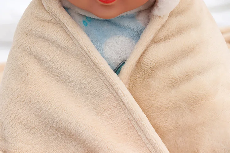 Детское одеяло и пеленка для новорожденных теплое мягкое Флисовое Хлопковое