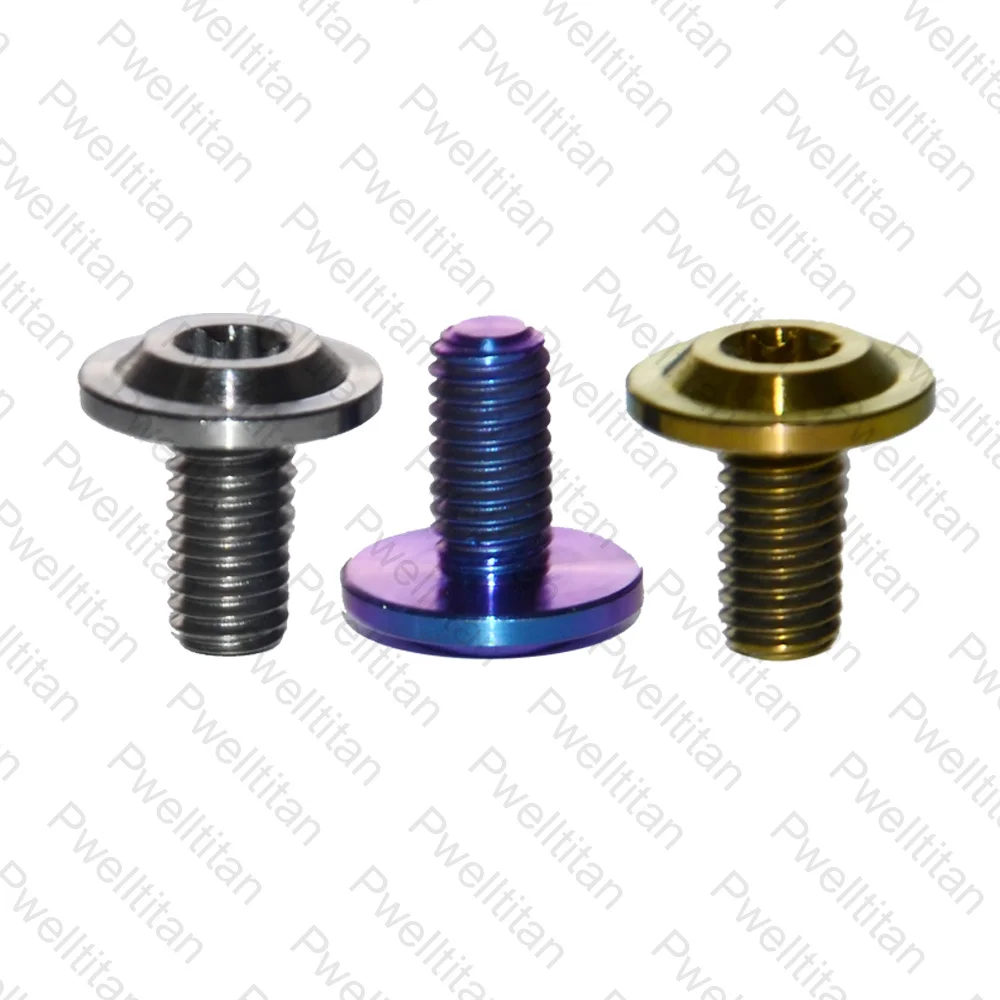 Звездообразный Зонт M6 X 12 болты из титанового сплава Ti T30 для гоночных мотоциклов