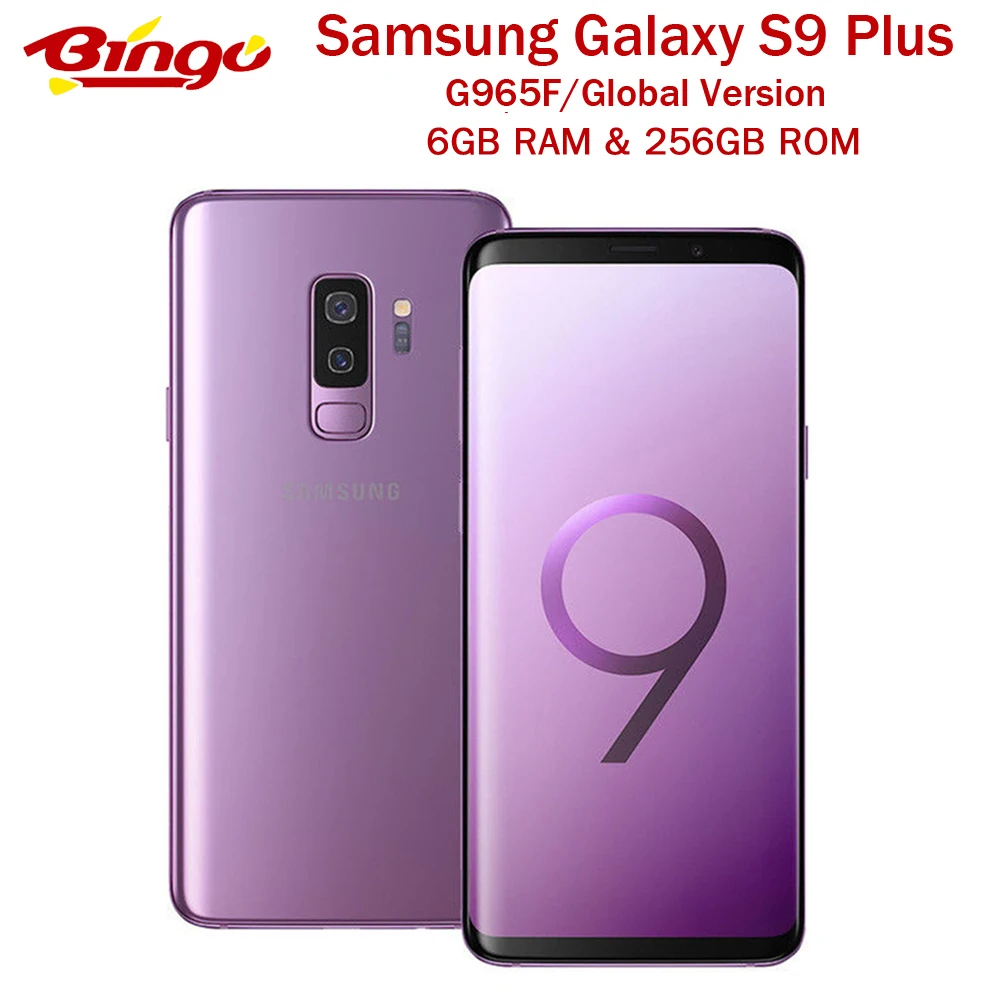 Мобильный телефон Samsung Galaxy S9 + G965F 256 ГБ 4G LTE Android Восьмиядерный процессор 6 2 дюйма