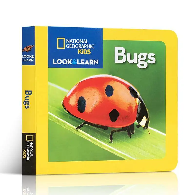 

Original English National Geographic Kids Look and Learn Bugs Full Color Encyclopedia Children's Educational Toy Picture Book