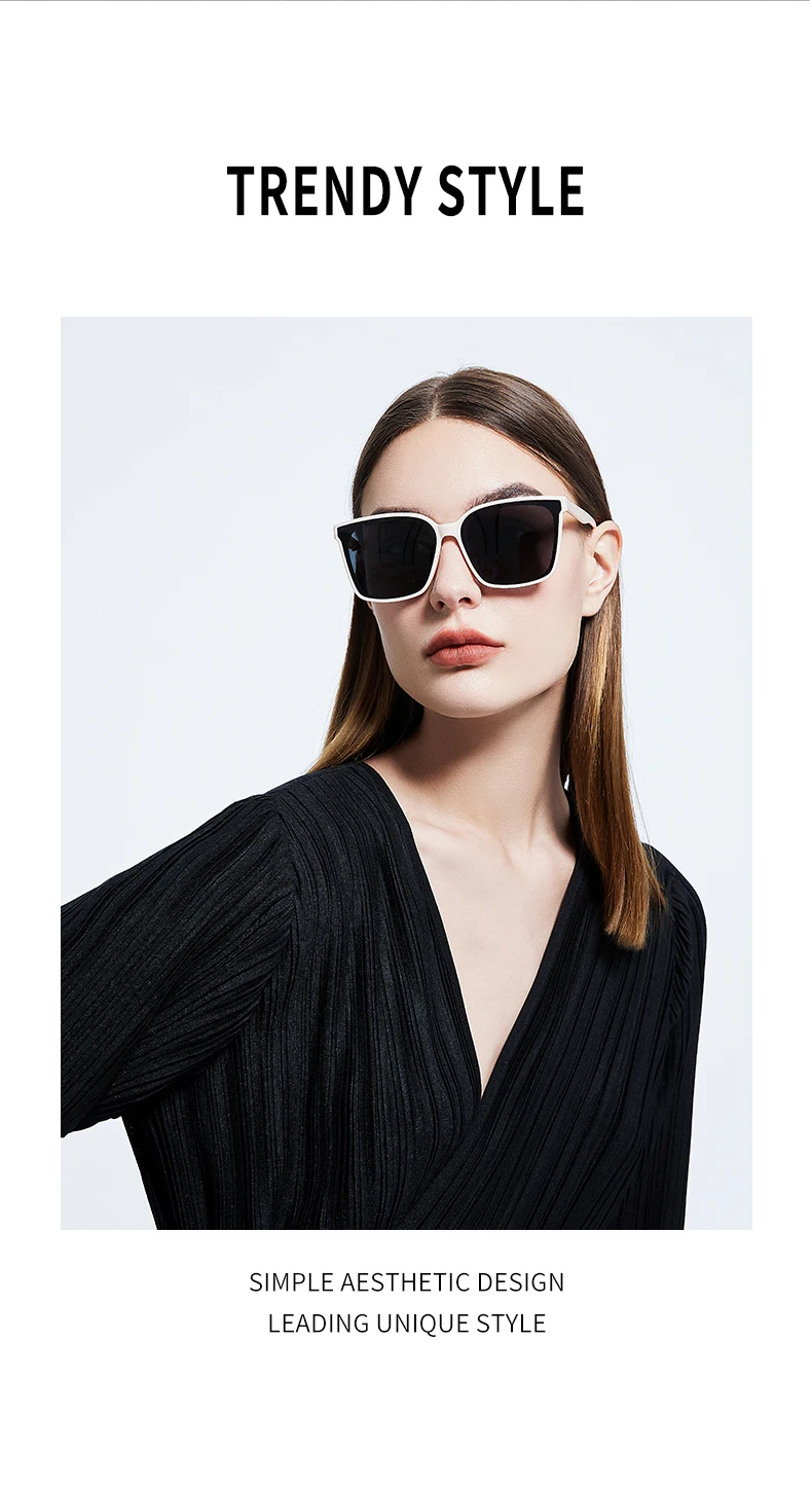 AEVOGUE Men Polarized Sunglasses  Eyewear Fashion Accessories Sunglasses Women Outdoor Square UV400 AE1157 women's sunglasses