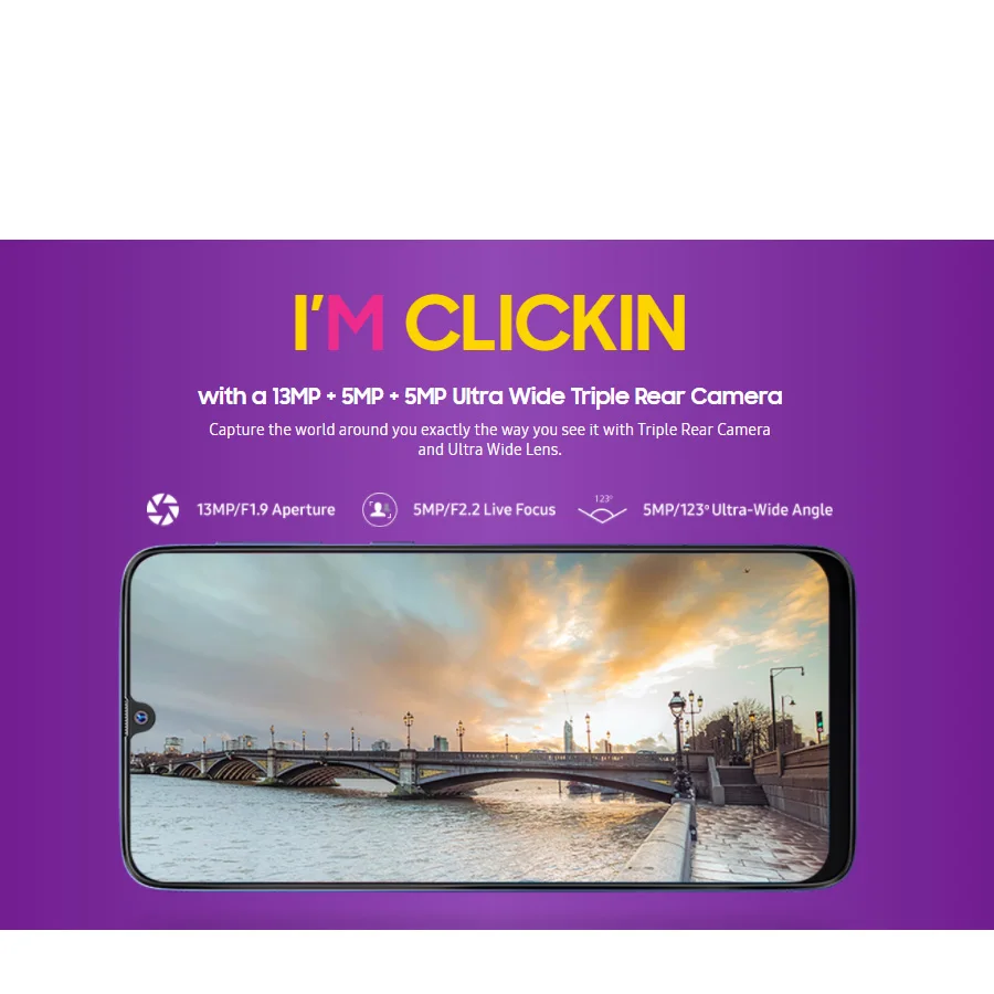Совершенно глобальный samsung Galaxy M30 M305F/DS мобильный телефон с двумя sim-картами 5000 мАч 6," Exynos 7904 4 Гб 64 ГБ 3 тыловая камера 4G смартфон