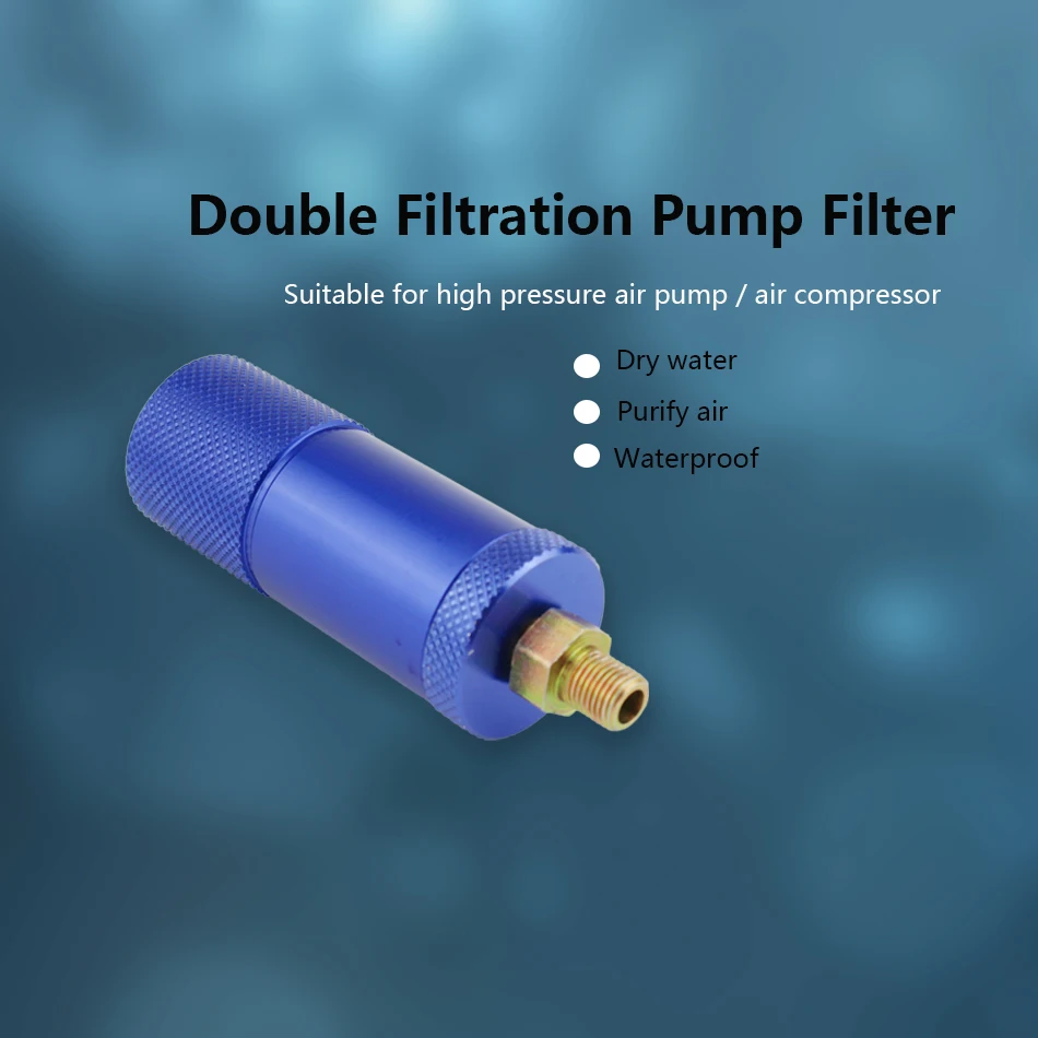 Насос высокого давления воздушный фильтр 300 бар 4500PSI алюминиевый сплав сепаратор