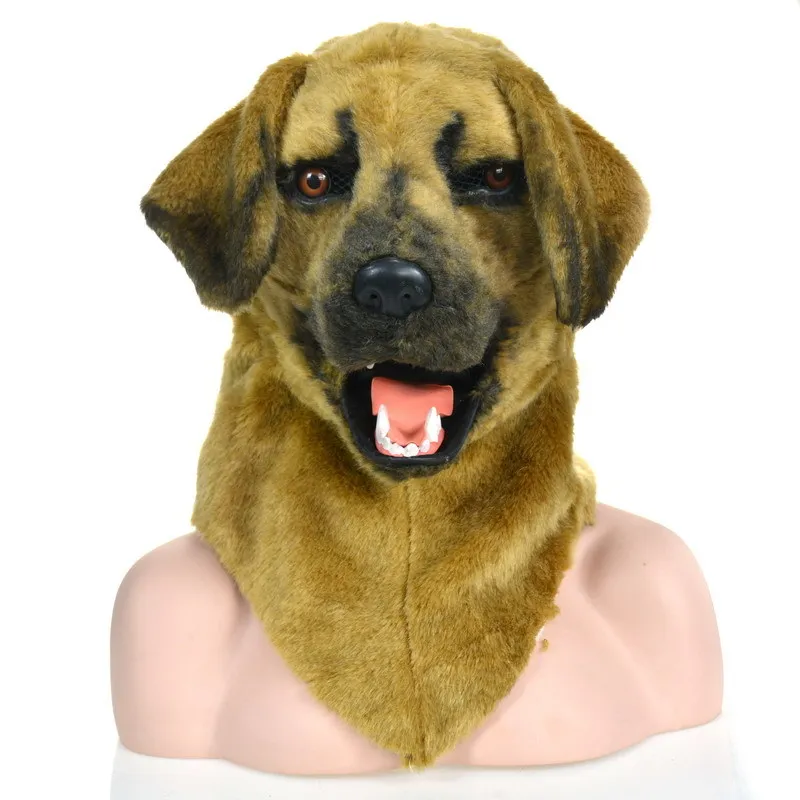 Шарпей маска для головы собаки косплей вечерние Чехлы животных наряд на карнавал