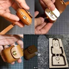 Япония стальное лезвие вырезает для DIY кожаный чехол для наушников для гарнитура для Airpods 4,0 мм круглое отверстие стежка