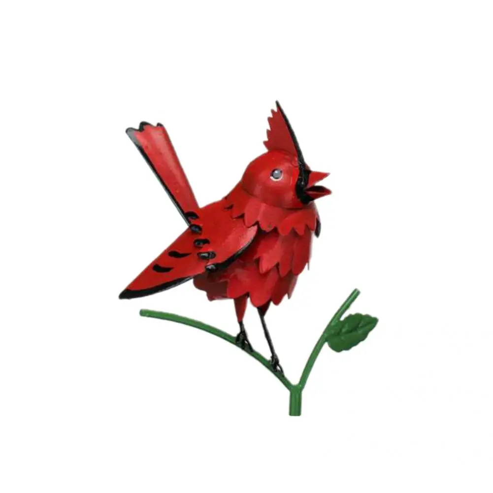 

Iron Unique Hanging Outdoor Animal Adornment Eye-catching Bird Ornament Collectible for Home