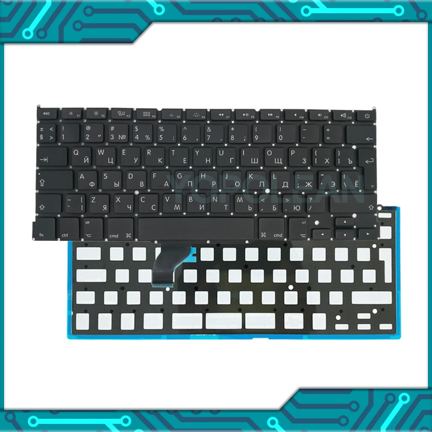 Русская клавиатура с подсветкой для Macbook Pro Retina 13 дюймов A1502 2013 2015 лет|Клавиатуры