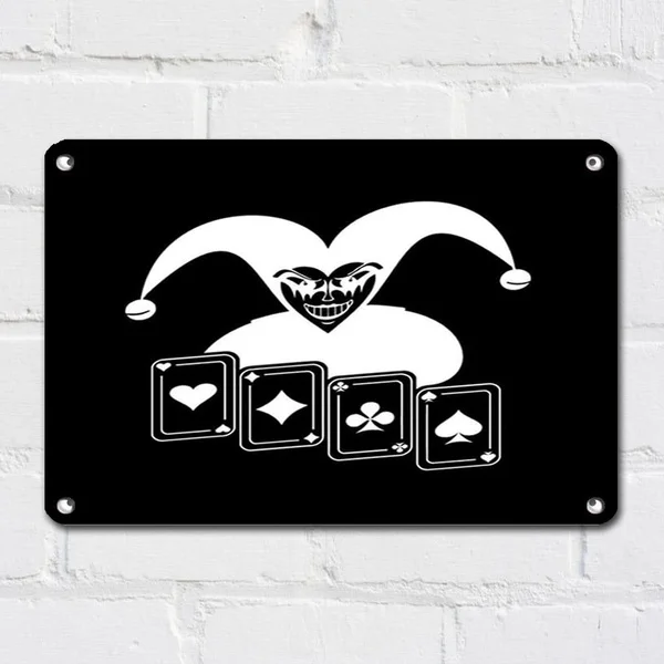 

Clown Metal Tin Sign Plaque Poster For Home Bathroom And Cafe Bar Pub Wall Decor