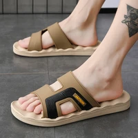 slippers men summer trend outdoor wear sandals and slippers non slip massage large size bathing sandals men home flip flops men