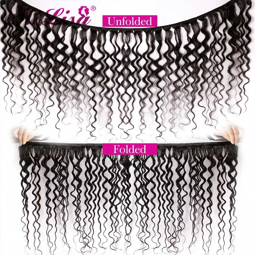 Deep Wave Bundles 30 Inch Brazilian Curly Hair Natural Human Weave No Shedding Remy Extensions | Шиньоны и парики