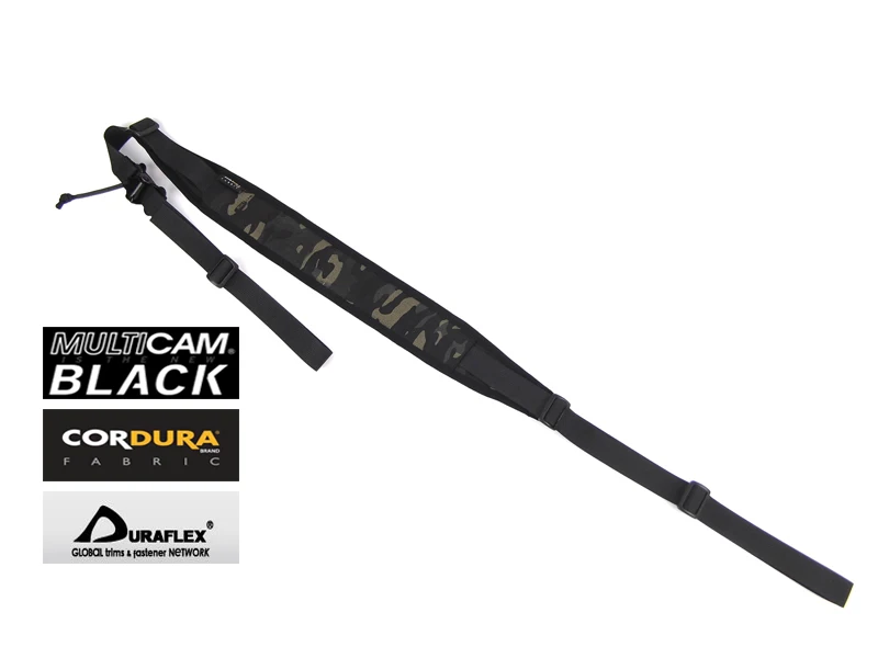 С одной стороны для регулировки 2 точки пистолет слинг Тактический мягкий винтовка ремень Multicam®Черный