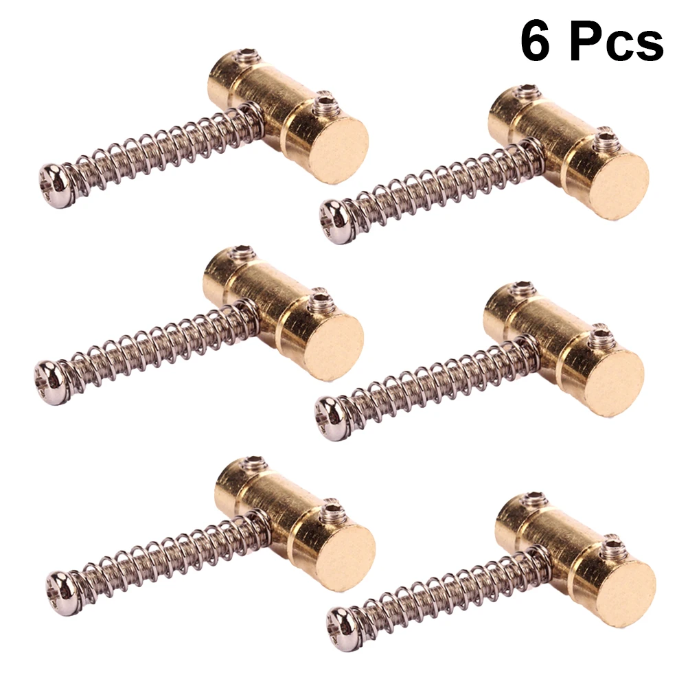 6 шт./2 комплекта электрическая бас гитара мост седло Монтажный винт