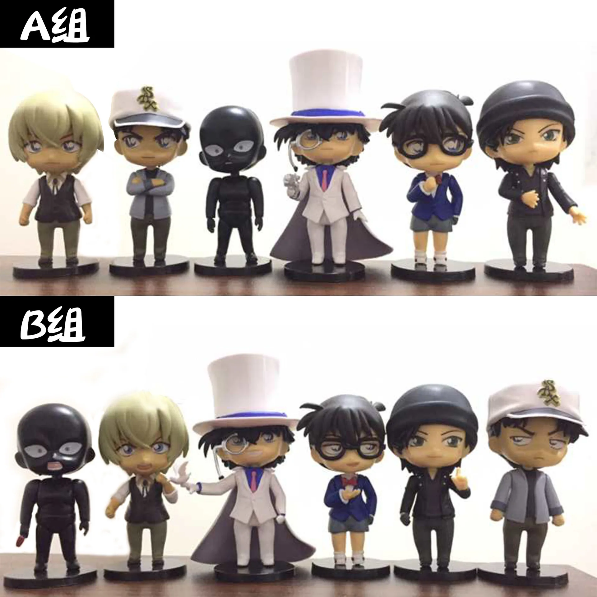 

6pcs/set Anime Detective Conan Model Figure Toys