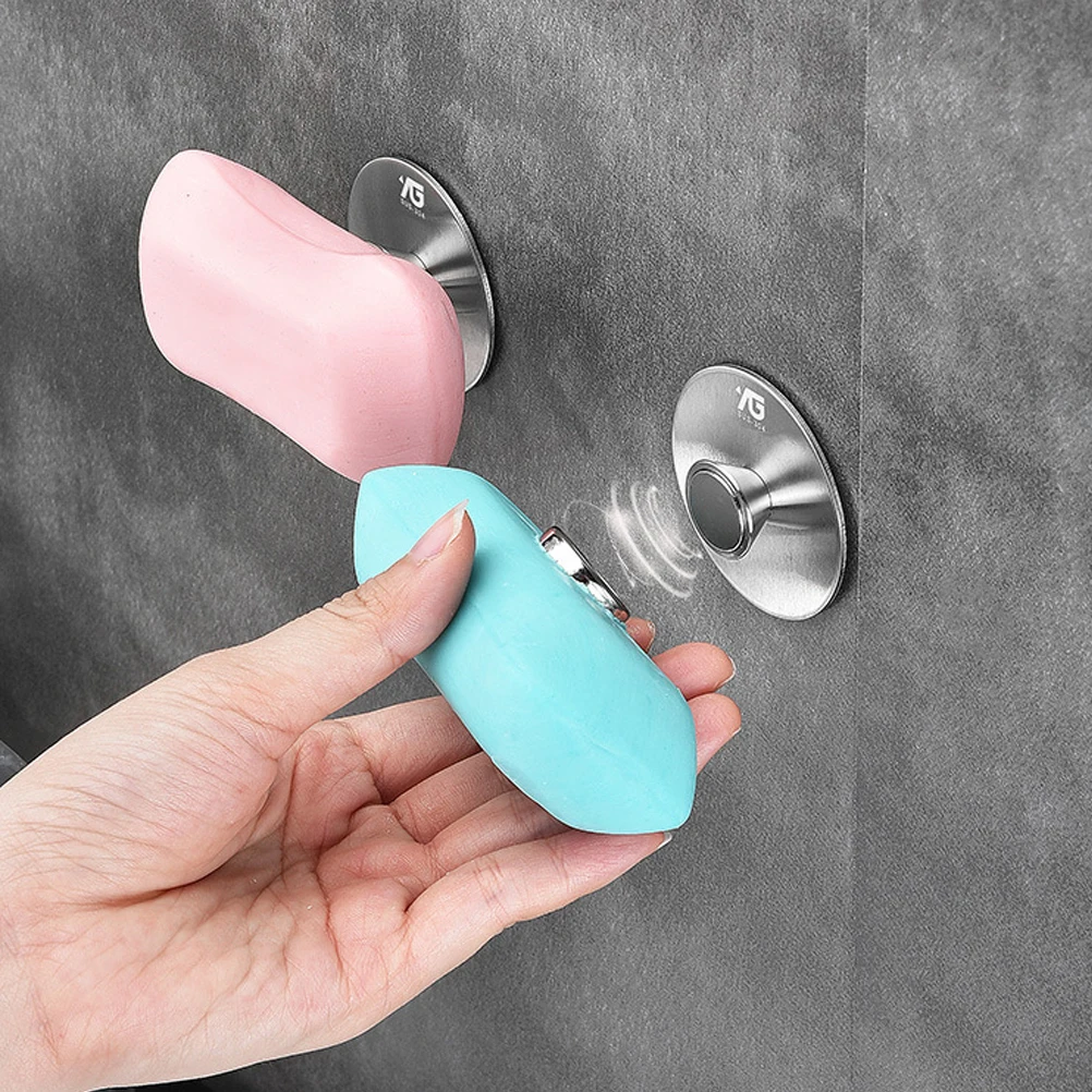 Магнитный держатель для мыла из нержавеющей стали настенная мыльница без