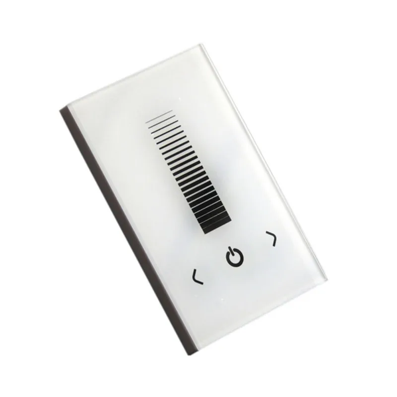 Настенная стеклянная Сенсорная панель светодиодный диммер регулятор яркости DC