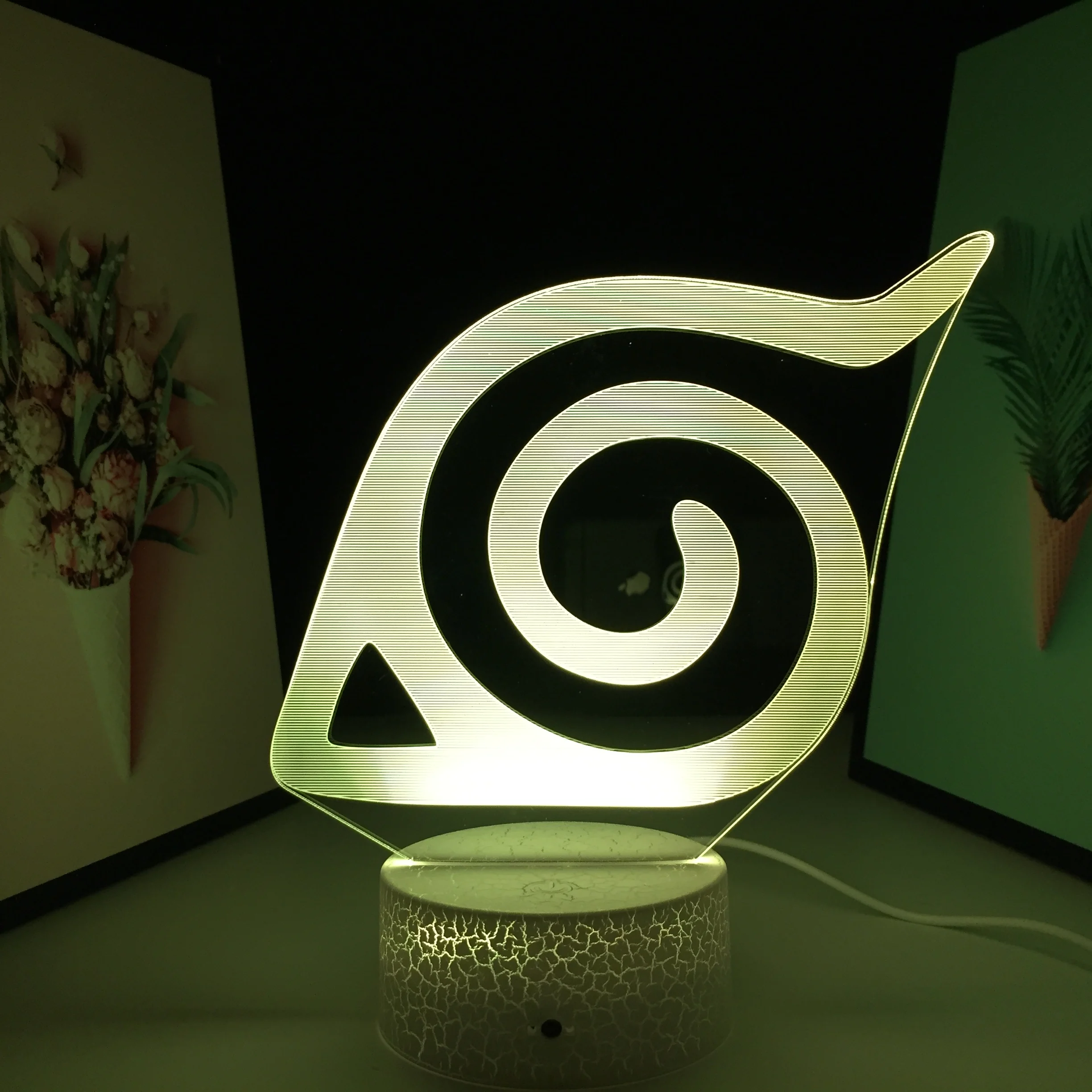 

Anime Logo Lamp 3D LED Night Light for Birthday Gift Nightlight Child Bedroom Decoration Light Manga Acrylic Table Lamp