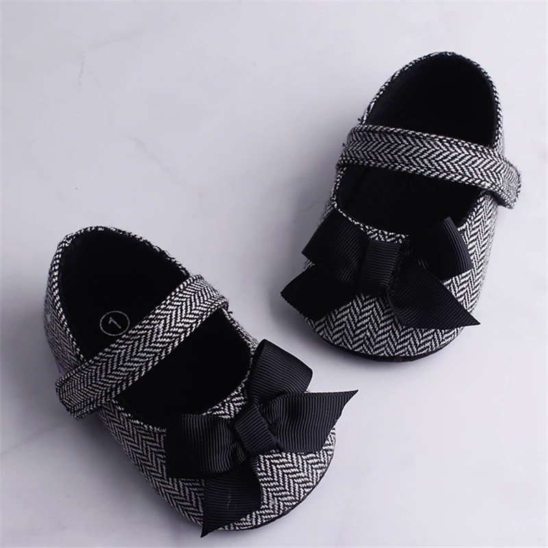 Emmababy обувь для маленьких девочек с бантом и нескользящей мягкой подошвой малышей