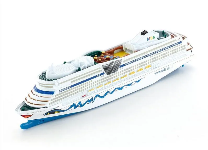 1/1400 Siku Aida Круизный корабль из сплава металла Cruiseliner миниатюрная Реплика, модель для детей, подарки на лодке