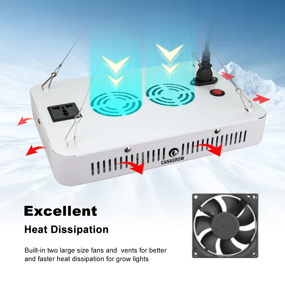 Светодиодный светильник для выращивания полный спектр 1000 Вт SMD5730 светодиодный