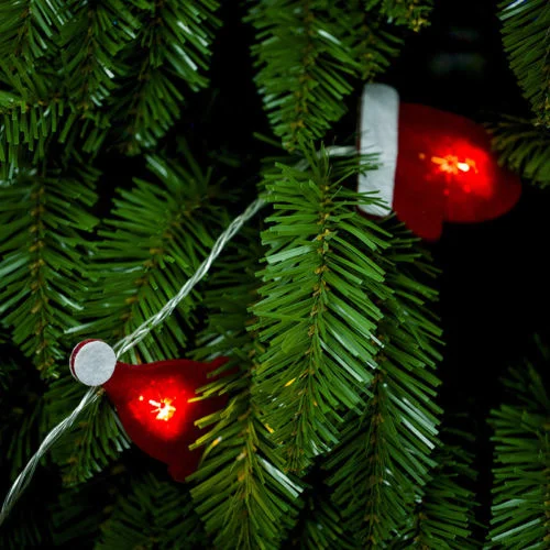 Рождественская подвеска украшения в виде капли светодиодная гирлянда на