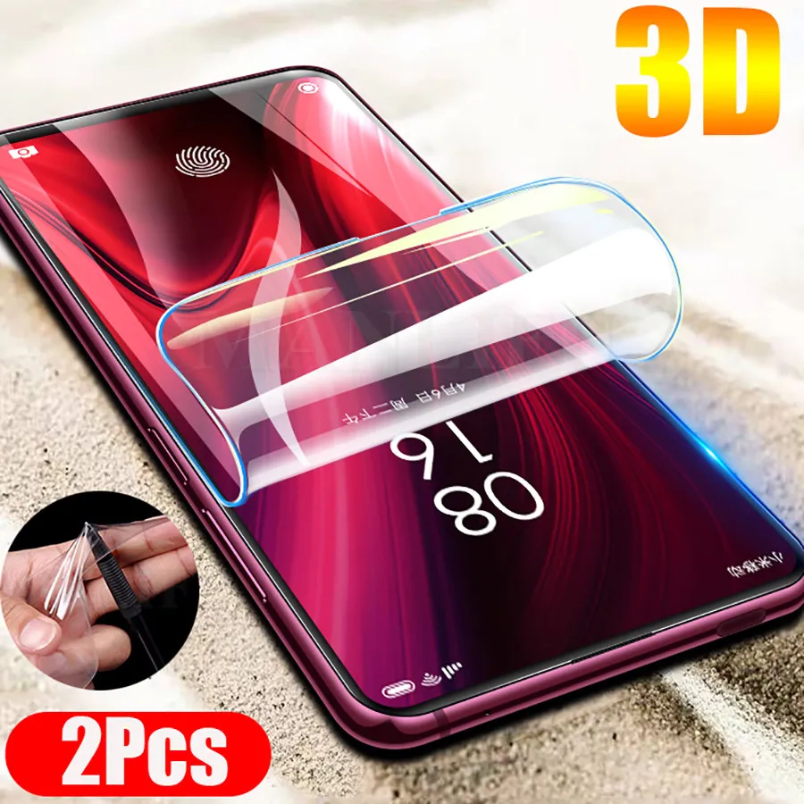 2 шт./лот 9D Передняя Мягкая защитная пленка из ТПУ для Xiaomi Redmi Note 9S K30 K20 Pro Mi 10