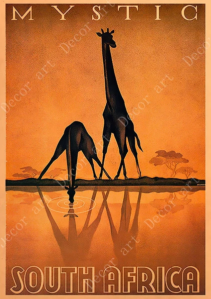 Южная Африка слон путешествия холст живопись старинные настенные фотографии