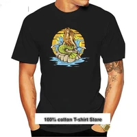 camiseta tradicional para hombre tatuaje de sirena imagen de talla grande