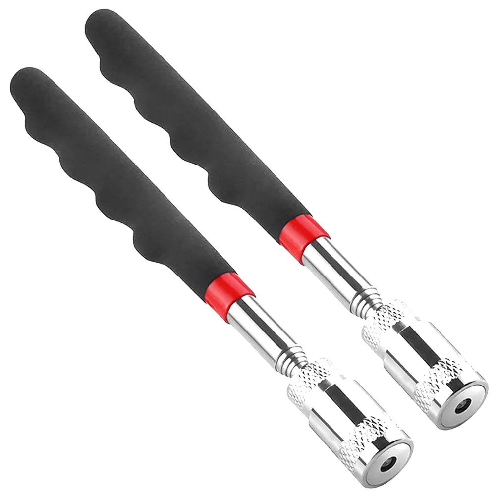 

2pcs Magnetic Telescoping Pick Up Tool With LED Light Portable10lbs Retractable Magnetic Pick-up Tool