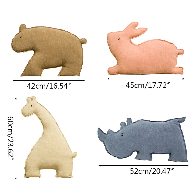 

Soft Cute Stuffed Sloth Toy Plush Rabbit Giraffe Owl Toy Animals Plushie Doll Pillow Sofa Cushion For Kids Birthday Gift