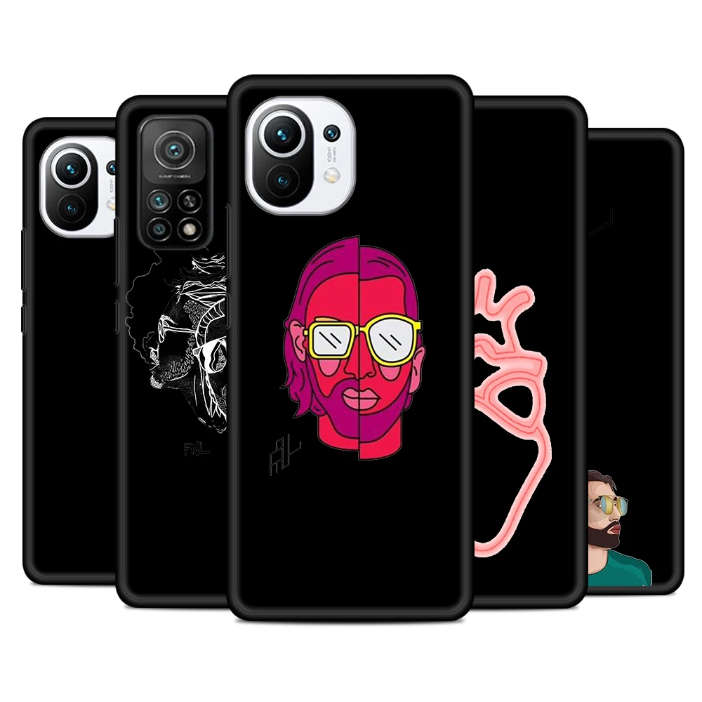 

PNL QLF Rapper Silicone Cover For Xiaomi Mi 11i 11T 11 10i 10T Note 10 9 9T SE Lite Pro Ultra 5G Phone Case Shell