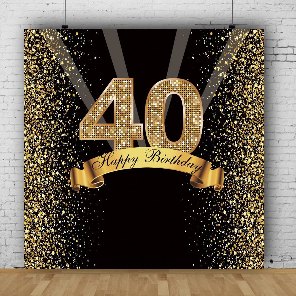 Черный золотой 40-й фон для фотосъемки с изображением женщин мужчин вечевечерние