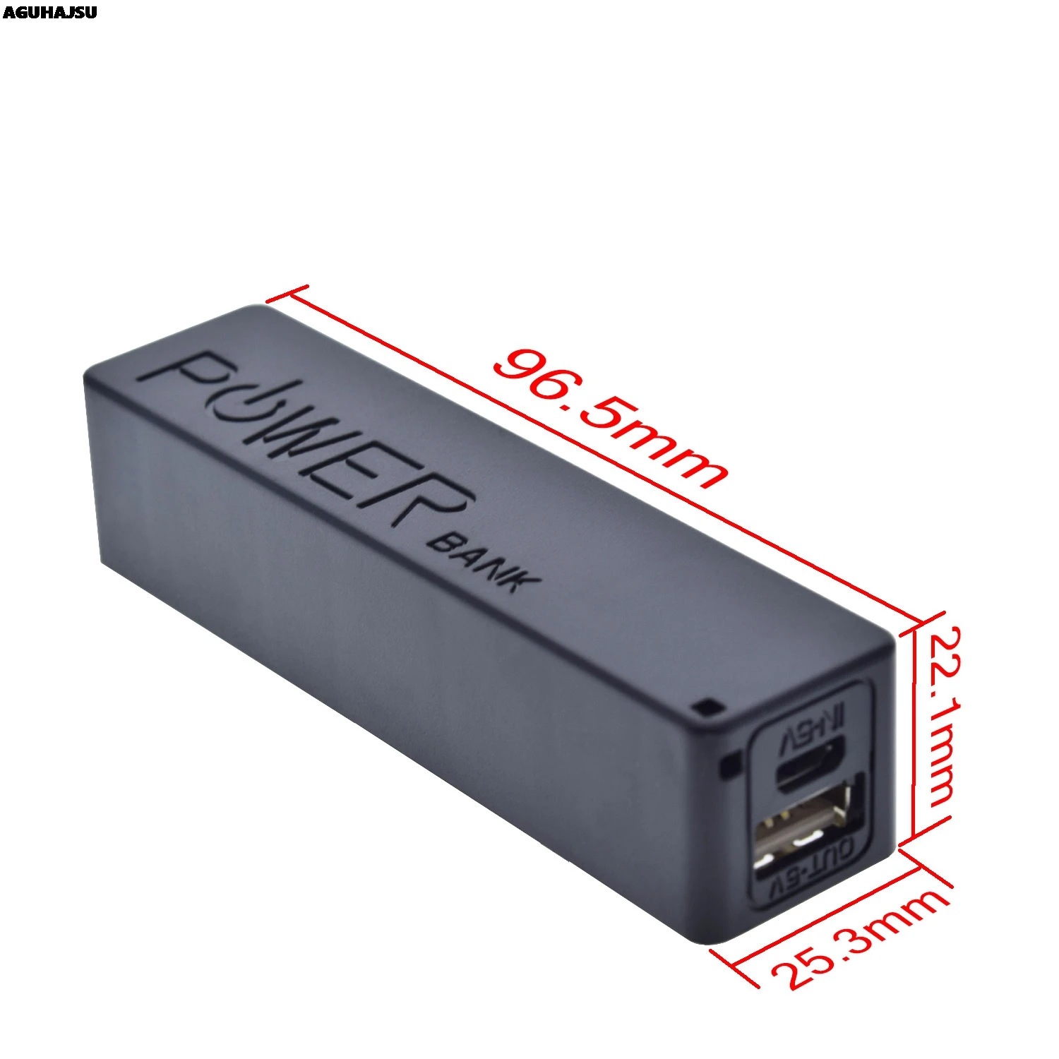 Чехол для внешнего аккумулятора USB 18650 зарядное устройство DIY черный корпус Arduino |