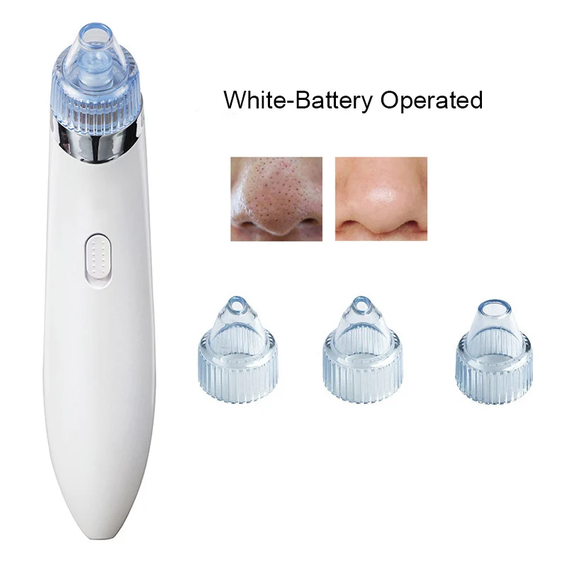 Белый Алмазная дермабразия Blackhead пылесос всасывание удаление для постугревых рубцов пилинг для пор очищающее лицо кожа ухаживающее косметологическое оборудование - Цвет: Белый