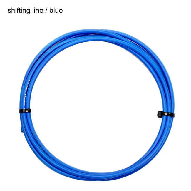 shift line blue 3 м велосипедные тормозные кабели универсальные MTB Горная дорога велосипед переключения передач провод труба трубка тормозной магистрали корпус 4 мм 5 мм запчасти для велосипеда - Цвет: shift line blue
