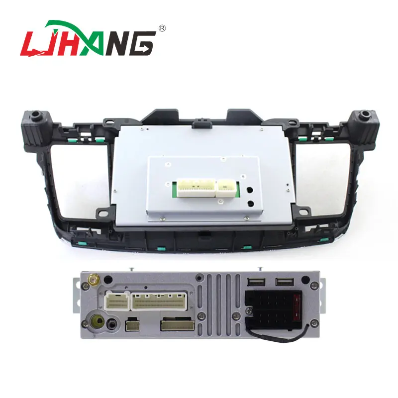LJHANG автомобильный мультимедийный плеер Android 10 для PEUGEOT 508 2011-2017 GPS навигация WIFI 1 Din