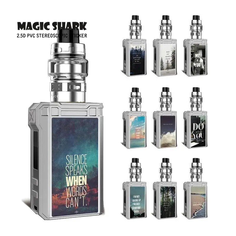 Magic Shark Me + You Dream on Dreamer чехол из ПВХ с надписью сделай то что хочешь пленка для Vape