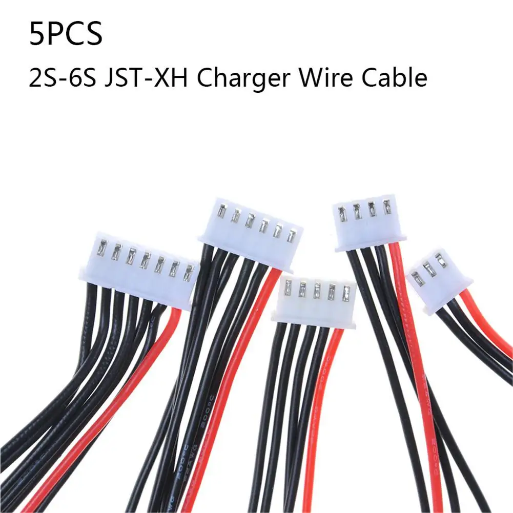 5Pcs JST XH 2s 3s 4s 5s 6s Battery Balance Charger Plug Line/Wire/Connector Cable | Игрушки и хобби
