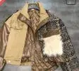 Хаки Новинка, зимняя стеганая куртка из искусственной кожи с карманом из лисьего меха, короткая женская куртка - Цвет: Хаки