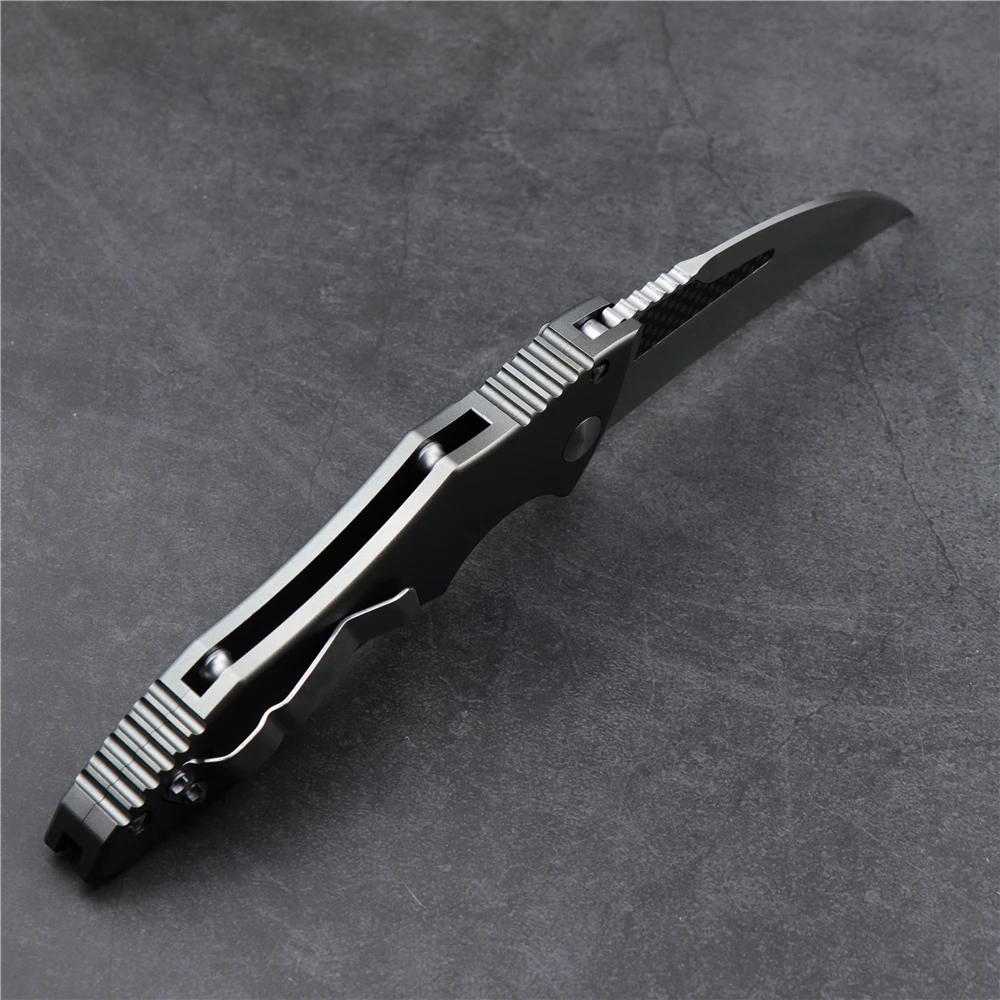 Hawk быстрооткрывающийся складной нож для выживания на природе коготь sub D2 лезвие