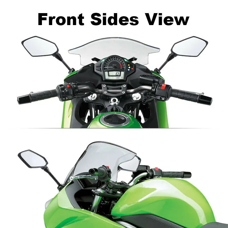 Мотоциклетные боковые зеркала заднего вида для KAWASAKI NINJA 650R ER6F ER 6F 2009 2016 400R 2010 2014