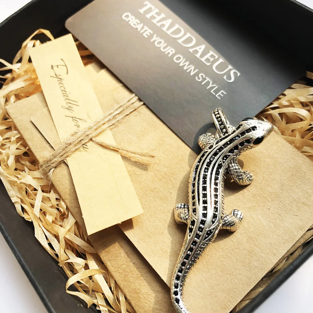 Подвеска Salamander Pave, Новая мода модное сердце 925 стерлингового серебра ювелирные изделия Томас Rebel аксессуары подарок для Ts мужчины женщины