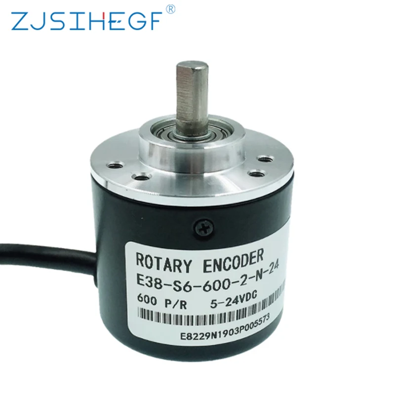 Инкрементальный поворотный датчик 5-24 В постоянного тока 360/400/600 P/R E38S6