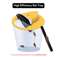 rat trap mouse traps bait snap rodent catcher reusable rat catching mice mouse traps smart flip and slide bucket lid mouse trap