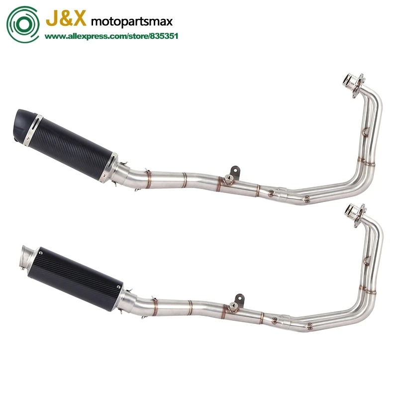

Motorcycle Full System Exhaust Slip On For Yamaha MT03 MT-03 YZF R3 R25 YZF-R3 YZF-R25 2014 to 2017 Add power 12%