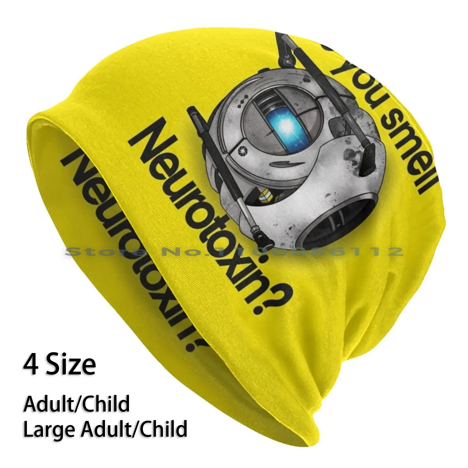 

Do You Smell  Beanies Knit Hat Portal 2 Wheatley Nerdy Geeky Gaming Brimless Knitted Hat Skullcap Gift Casual Creative