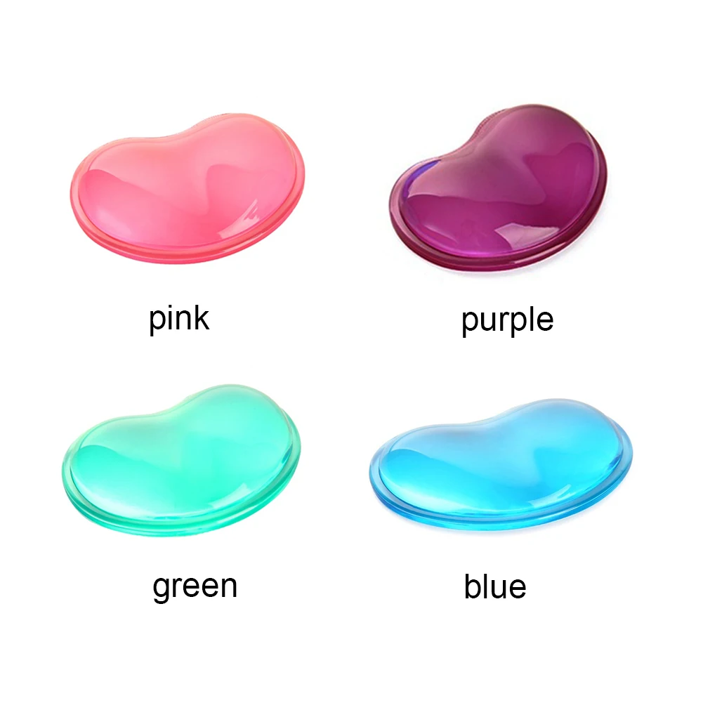 Игровой коврик для мыши силиконовый запястья в форме сердца волнистый удобный