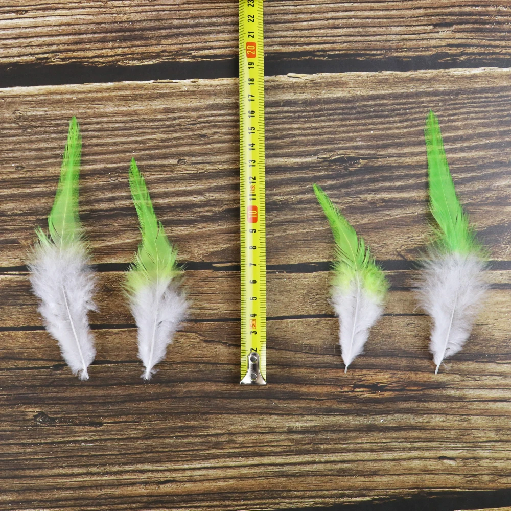 Крашеные петушиные перья 50 шт./пакет куриные Шлейфы 5-6 дюймов для украшений